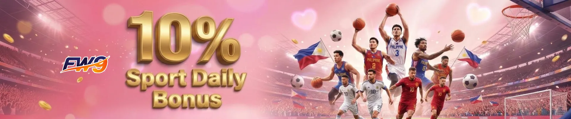 FW9Ph 10% Sports Daily Bonus